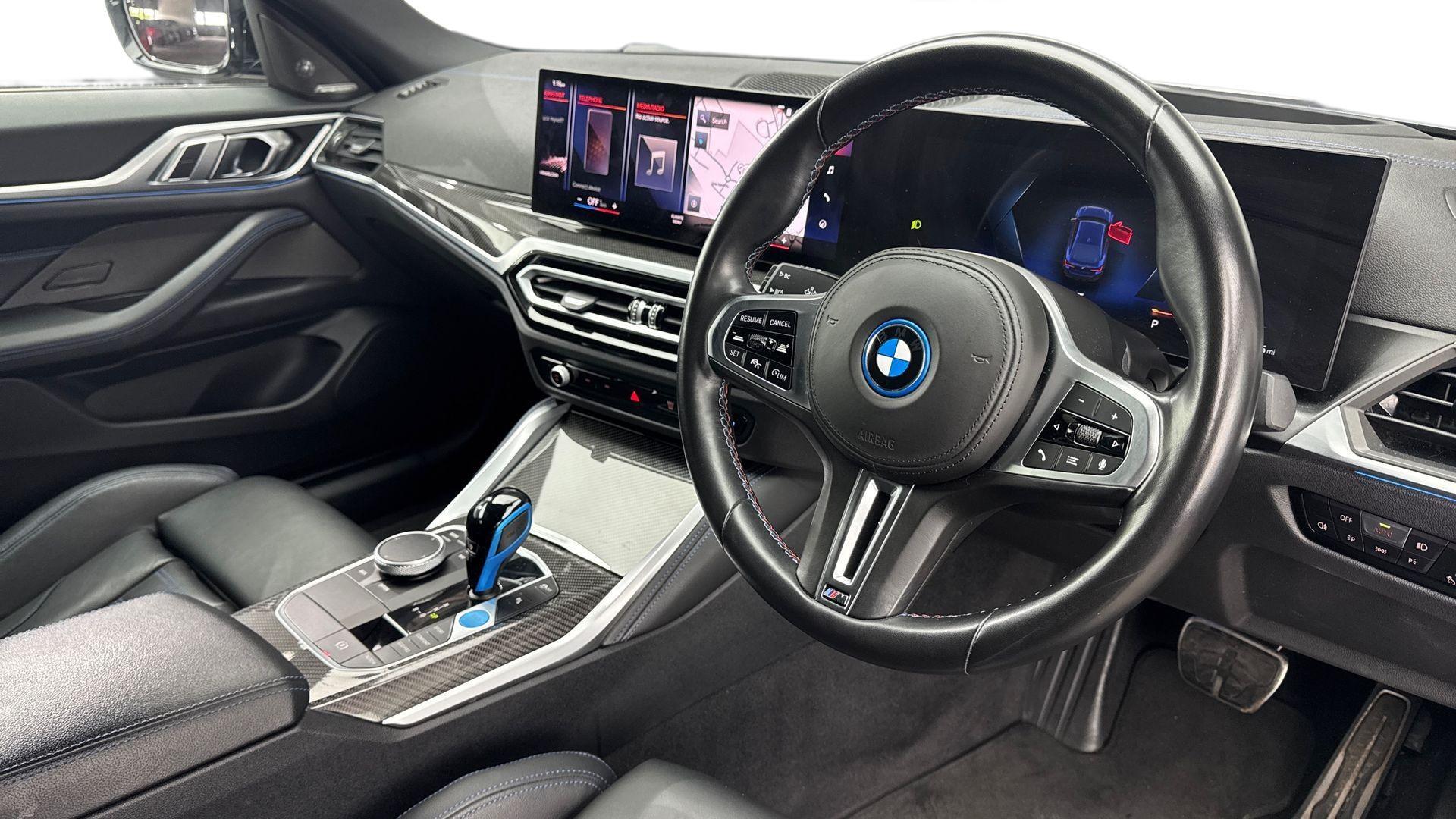 Blue 2023 BMW i4 6